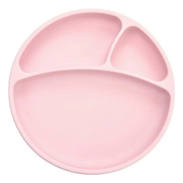 OİOİ Vakum Tabanlı Porsiyon Mama Tabağı Pembe - Görsel 6