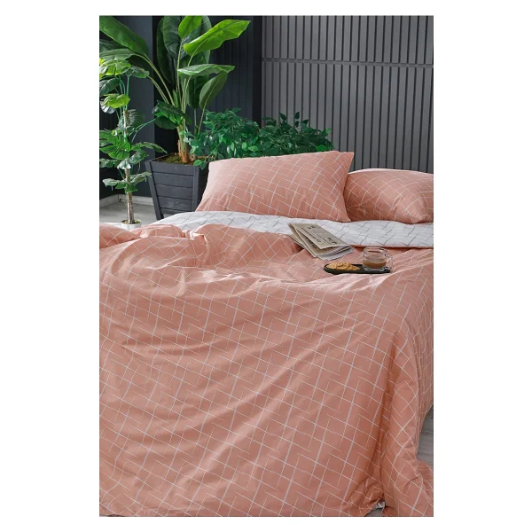 Doqu Home Easy Cotton Glimmer Pamuk Tek Kişilik Nevresim Takımı - Görsel 8