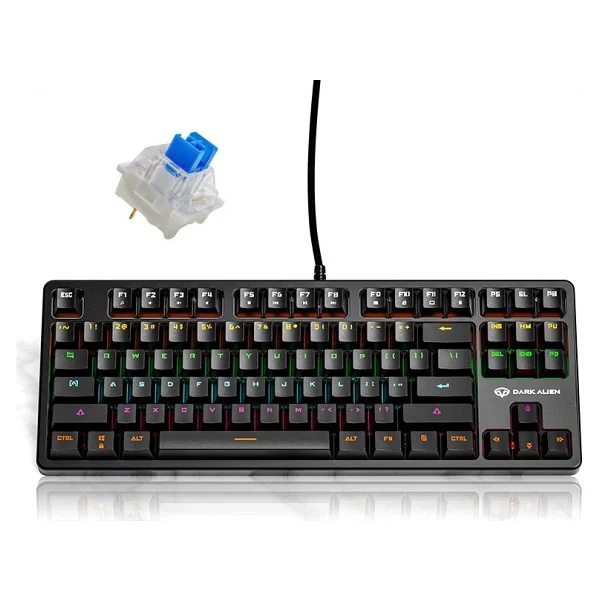 Valkyrie Leaven K870 RGB Siyah Blue Switch Kablolu Mekanik Oyuncu Klavyesi - Görsel 8