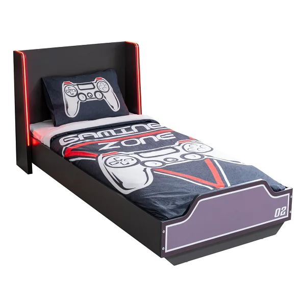 Setay Mobilya Gamer Ledli Karyola Masa ve Dolaplı Ranza - Görsel 3