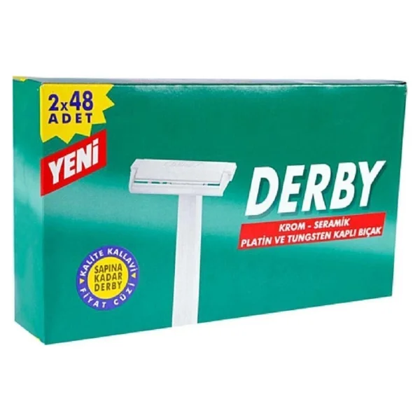 Derby Kullan-At Tıraş Bıçağı Kartela 4 x 24'lü - Görsel 2