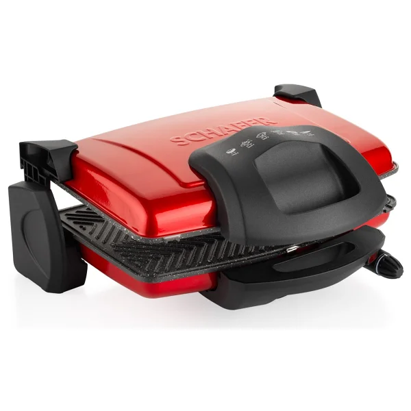 Schafer Grill Chef Kırmızı Tost Makinesi - Görsel 6