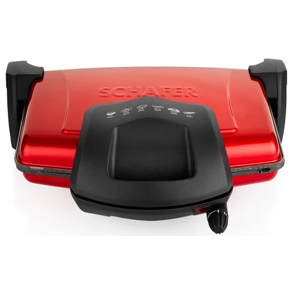 Schafer Grill Chef Kırmızı Tost Makinesi - Görsel 5