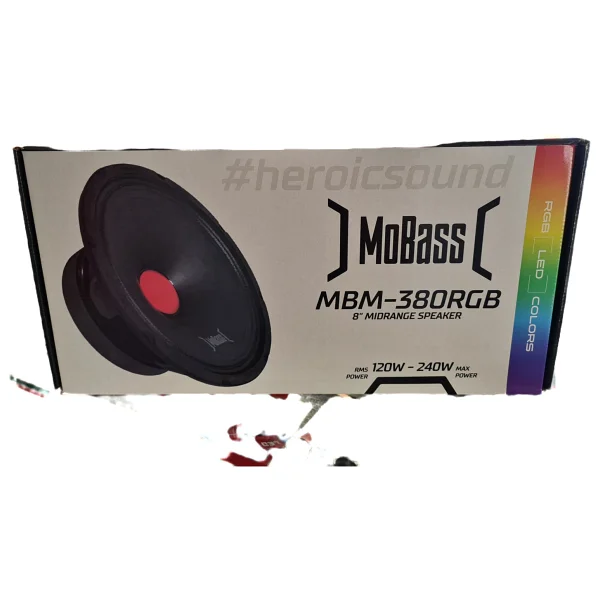 Mobass MBM-380RGB 240 W 20 cm Oto Hoparlör - Görsel 2