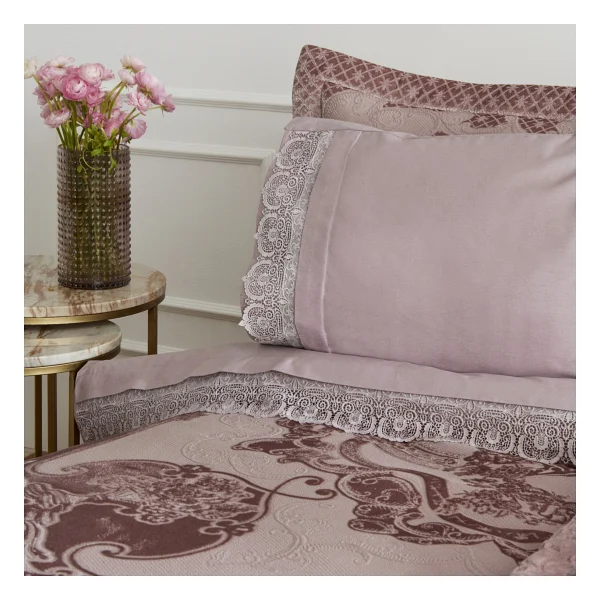 Karaca Home Valeria Queen Gül Kurusu 8 Parça Çeyiz Seti - Görsel 3