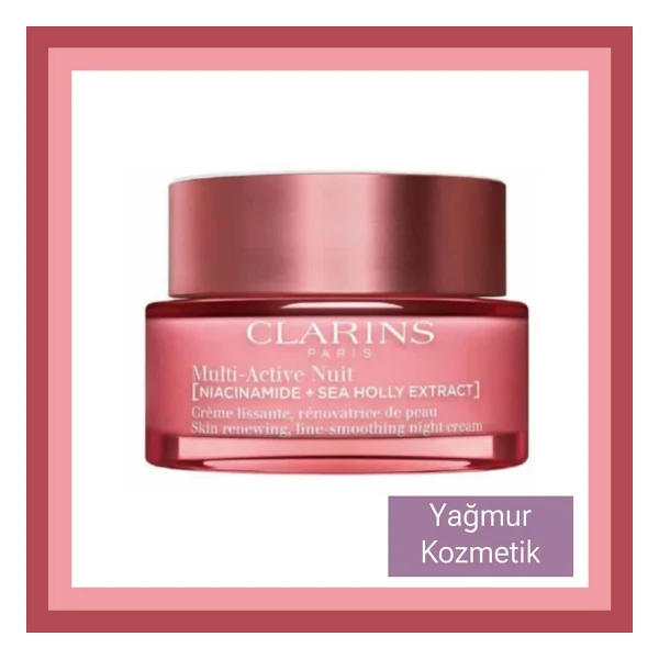 Clarins Multi-Active Kuru Ciltler için Yaşlanma Karşıtı 50 ml Gece Kremi - Görsel 2