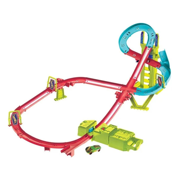Hot Wheels Neon Yarışlar Çoklu Yarış Heyecanı Pist Seti HPC07 - Görsel 6