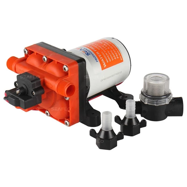 Seaflo Karavan, Tekne Hidroforu 24 Volt 11.3 lt/dak 55 psi 3.7 bar SFDP2-030-055-42 - Görsel 2