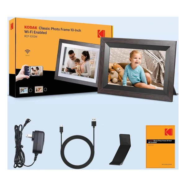 Kodak Dijital Resim Çerçevesi, 10.1 Inc Wifi Dijital Fotoğraf Çerçevesi 1280X800 - Görsel 5