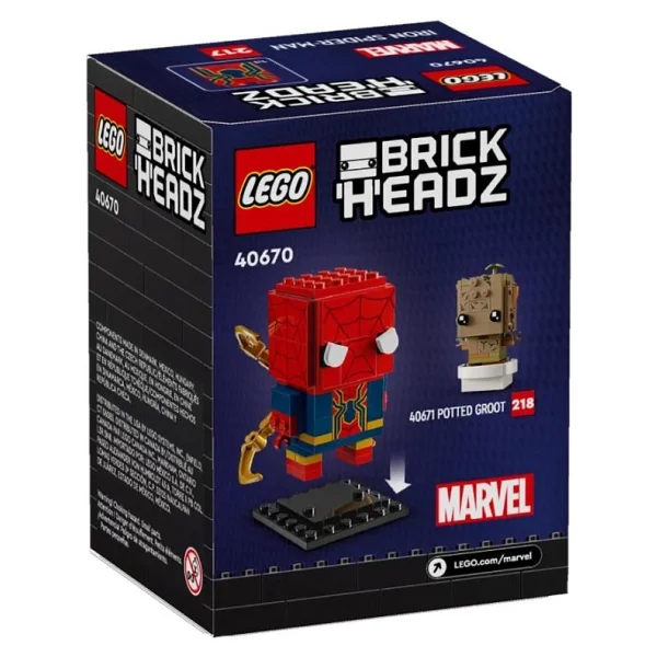 Lego 40670 BrickHeadz Iron Spider-Man - Görsel 3
