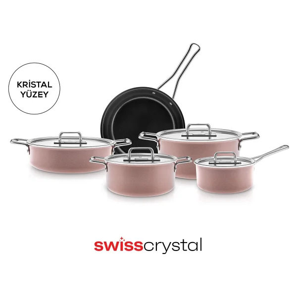 Karaca Swiss Crystal Mastermaid 9 Parça Tencere Seti - Görsel 10