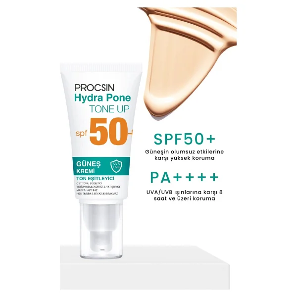 Procsin Hydra Pone Ton Eşitleyici BB 50 ml 50 Faktör Güneş Kremi - Görsel 4