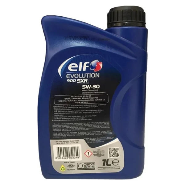 Elf Evolution 900 SXR 5W-30 1 lt Motor Yağı - Görsel 4