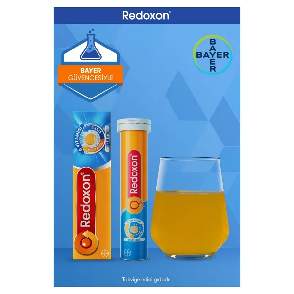 Redoxon Kids+ Redoxon Üçlü Etki 15 Efervesan Tablet (Aile Paketi) I C Vitamini, D Vitamini ve Çinko İçeren Takviye Edici - Görsel 6