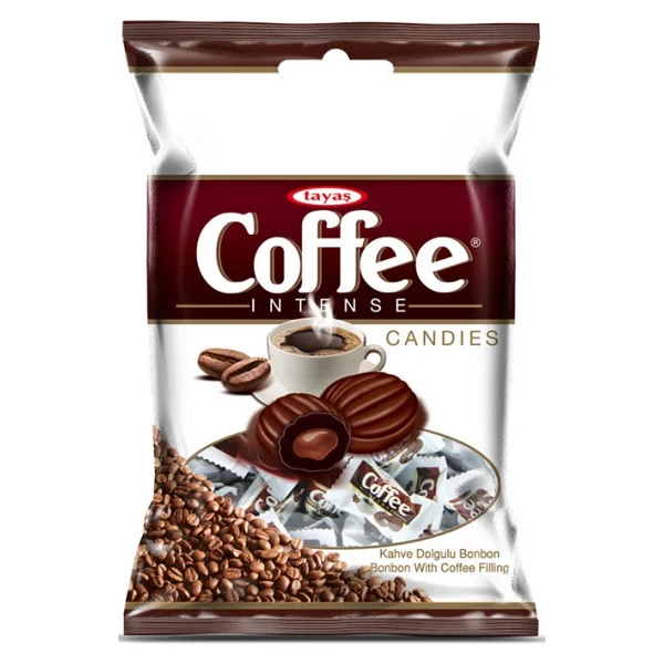 Tayaş Coffee Intense Kahve Aromalı Sert Şeker 1 Kg Poşetli - Görsel 6