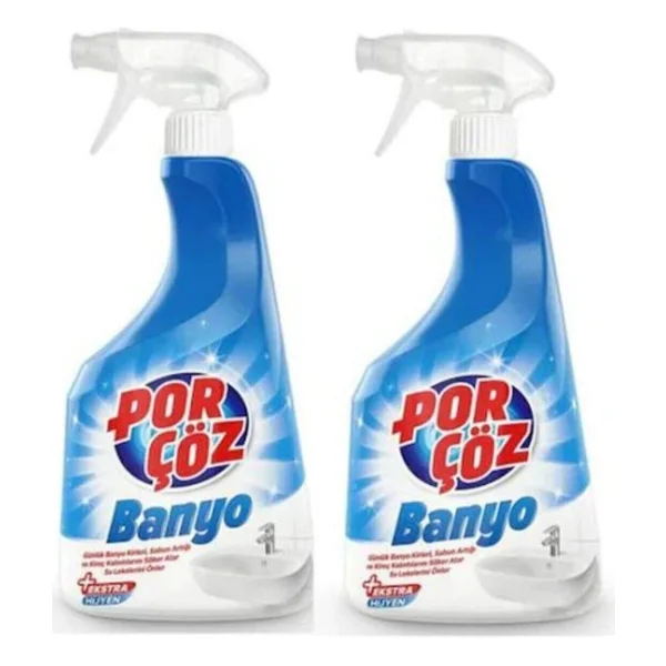 Porçöz Banyo Temizleyici Sprey 750 ml 2'li - Görsel 2