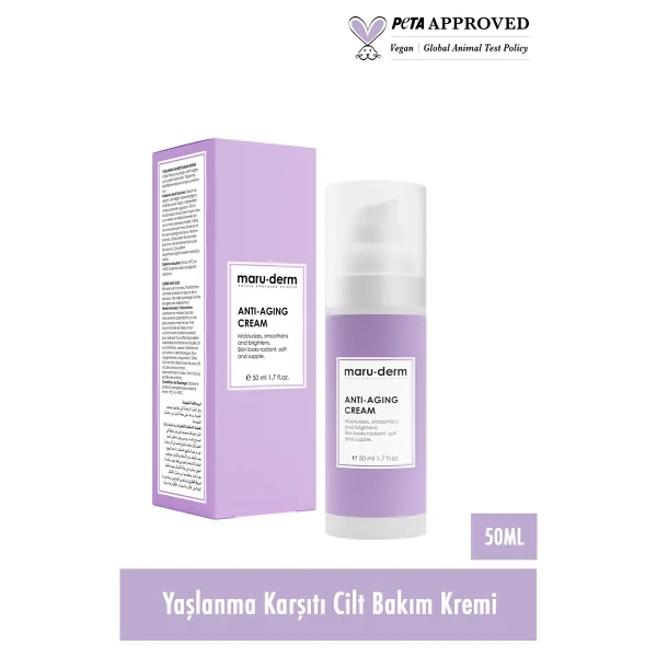 Maru.Derm Anti-Age Kırışıklık Karşıtı Cilt Bakım Kremi 50 ml - Görsel 5