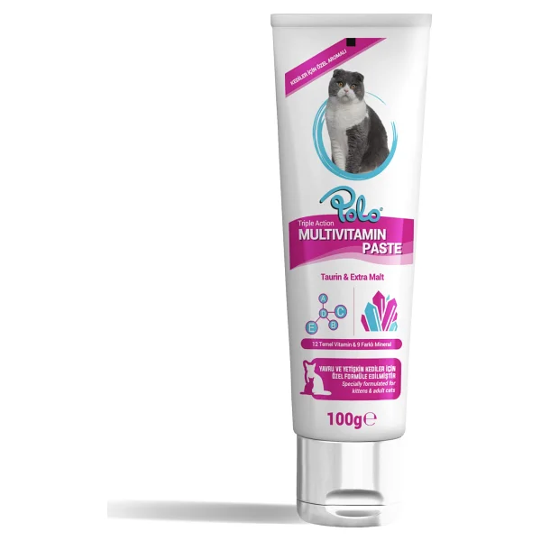 Polo Multivitamin 100 ml Kedi Macunu - Görsel 4