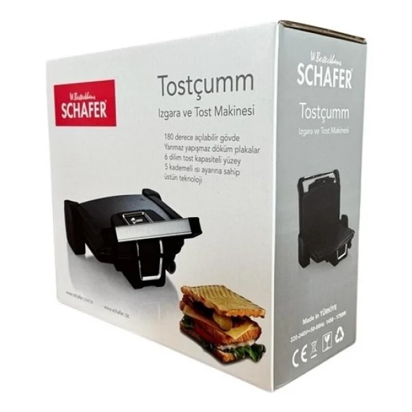 Schafer Tostçumm Inox 1500 W Tost Makinesi - Görsel 7