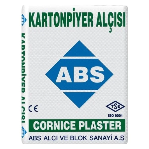 Abs Çabuk Donan Alçı Kartonpiyer Alçısı 25 kg - Görsel 3