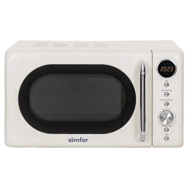 Simfer SK4605 Retro 20 lt Krem Mikrodalga Fırın - Görsel 4