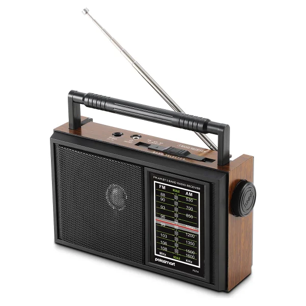 PoloSmart FS74 Bluetooth Nostaljik Radyo - Görsel 2