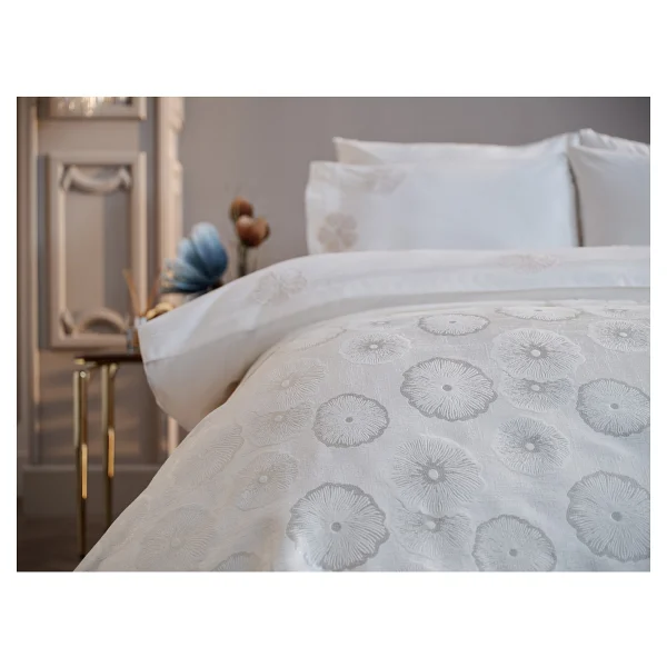 Doqu Home Victory Çeyiz Seti Çift Kişilik - Ekru - Görsel 3