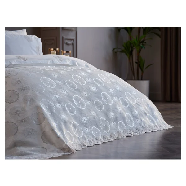 Doqu Home Victory Çeyiz Seti Çift Kişilik - Ekru - Görsel 5