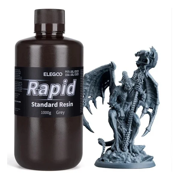 Elegoo Standart Rapid (Hızlı) Reçine Gri 1kg - Görsel 6