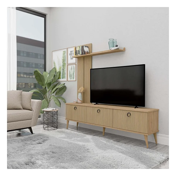 Mezza 1382 Terra 180 cm TV Ünitesi - Görsel 7