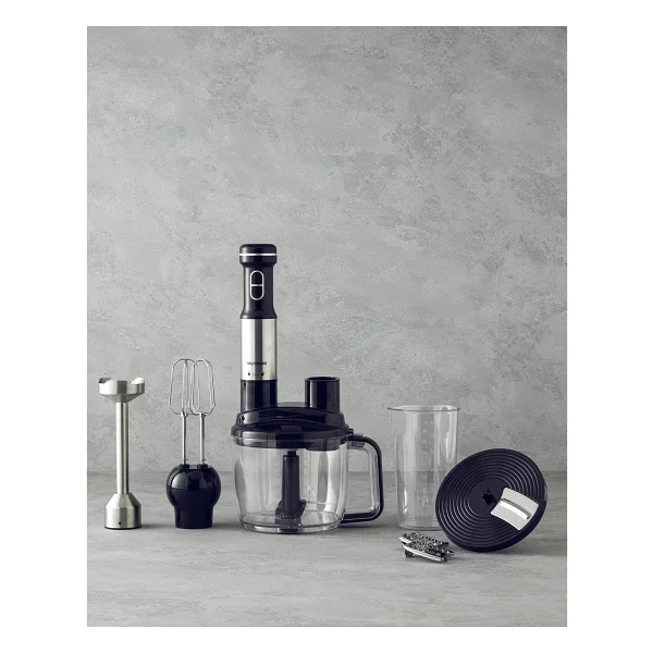 English Home RMB 3001 1500 W Siyah Krom Multi Blender Seti - Görsel 9
