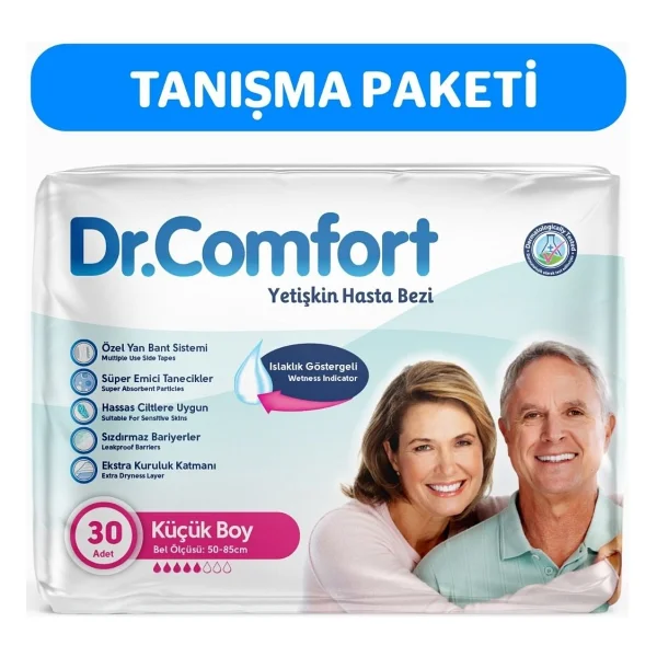 Dr.Comfort Belbantlı Küçük Boy S 30'lu Hasta Bezi - Görsel 5