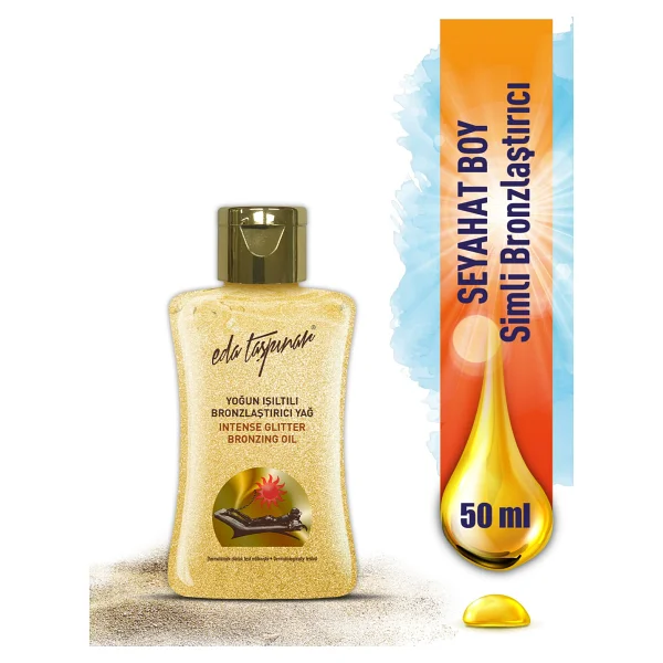 Eda Taşpınar Yoğun Işıltılı 50 ml Bronzlaştırıcı Yağ - Görsel 6