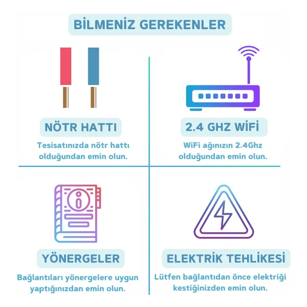 Novato Tuya Uyumlu Tekli Wifi Akıllı Anahtar (10A - 220V Röle) - Tek Çıkışlı, Anahtar Girişli, Googl - Görsel 7