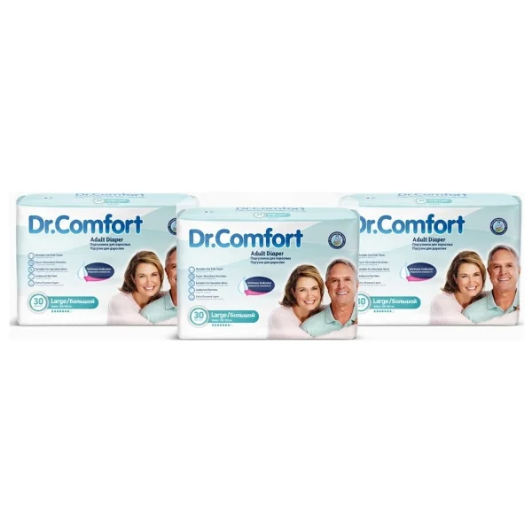 Dr.Comfort Belbantlı Büyük Boy L 30'lu 3 Adet Hasta Bezi - Görsel 5