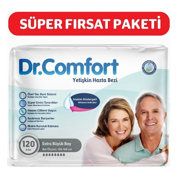 Dr.Comfort Belbantlı Küçük Boy S 30'lu 4 Adet Hasta Bezi - Görsel 5