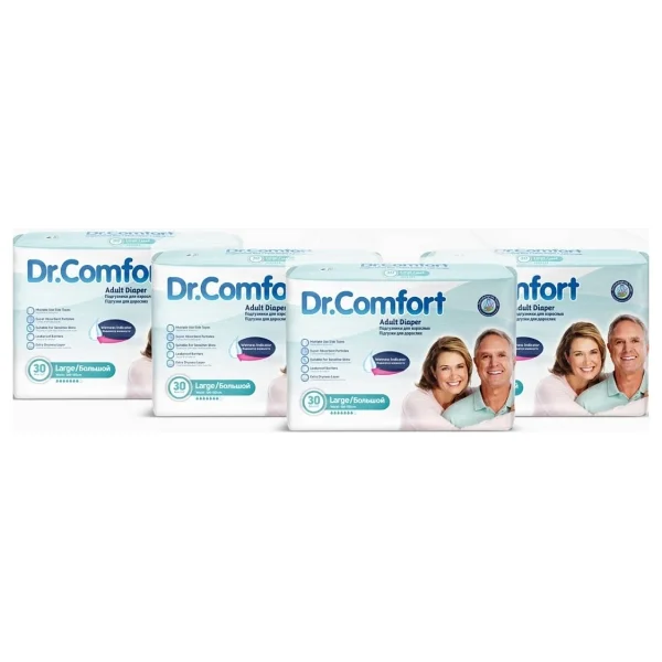 Dr.Comfort Belbantlı Büyük Boy L 30'lu 4 Adet Hasta Bezi - Görsel 2