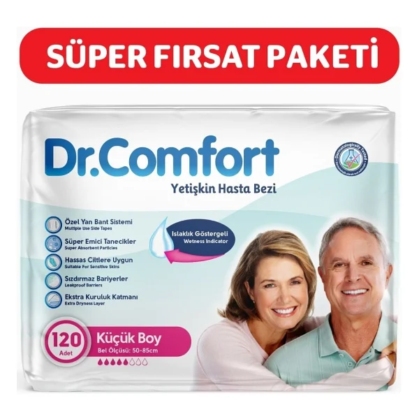 Dr.Comfort Belbantlı Küçük Boy S 30'lu 4 Adet Hasta Bezi - Görsel 4