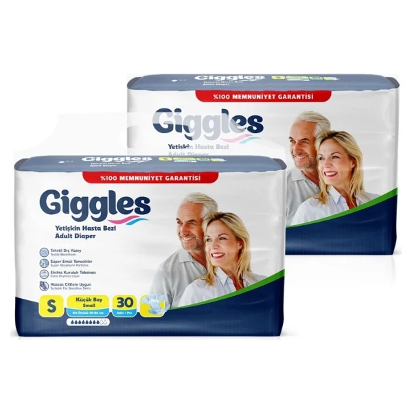 Giggles Belbantlı Küçük Boy S 30'lu 2 Adet Hasta Bezi - Görsel 2
