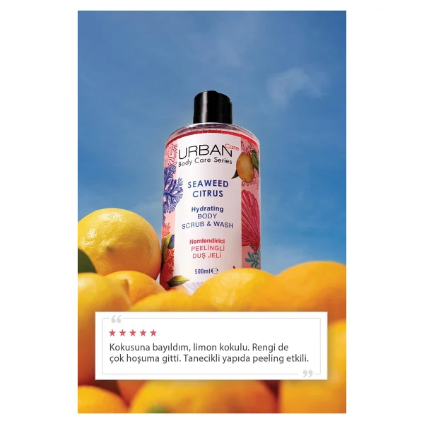 Urban Care Seaweed Citrus Peelingli Duş Jeli 500 ml - Görsel 7