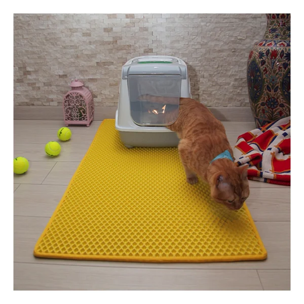 Paspas Car 60X110 cm Kedi Tuvalet Önü Paspası Yeşil - Görsel 7