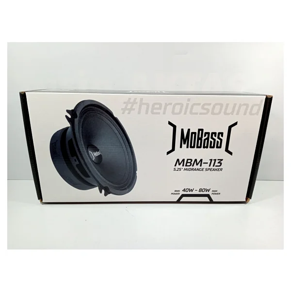 Mobass MBM-113 80 W 13 cm Midrange Oto Hoparlör - Görsel 4