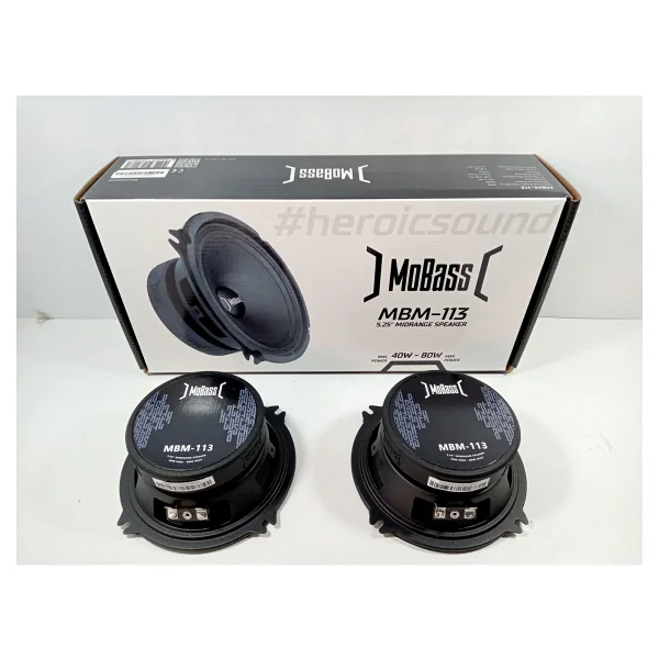 Mobass MBM-113 80 W 13 cm Midrange Oto Hoparlör - Görsel 5