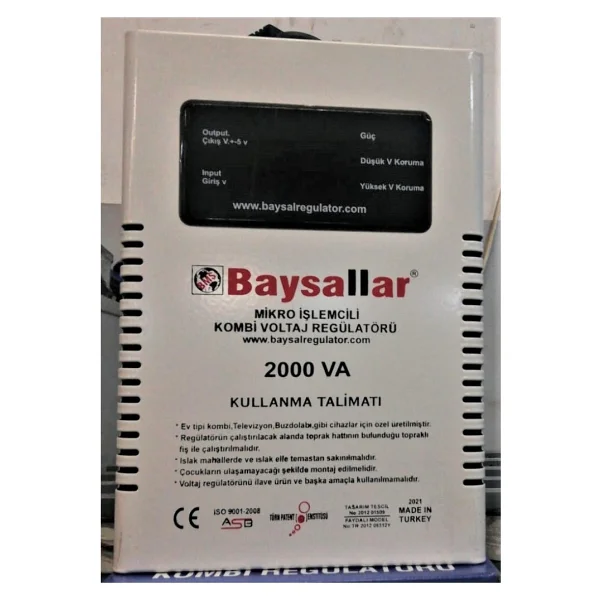 Baysallar 2000 Va Mikroişlemcili Kombi Regülatörü - Görsel 2