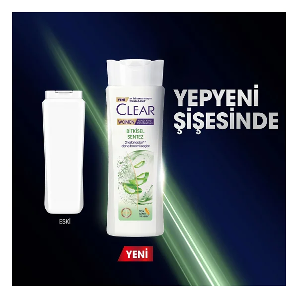 Clear Women Bitkisel Sentez 350 ml Kepek Şampuanı - Görsel 4