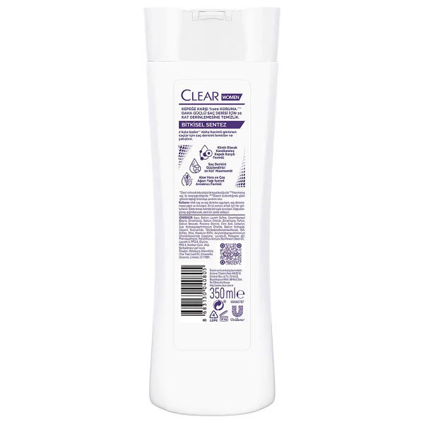 Clear Women Bitkisel Sentez 350 ml Kepek Şampuanı - Görsel 5