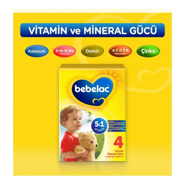 Bebelac 4 Devam Sütü 800 gr 3 Adet - Görsel 3