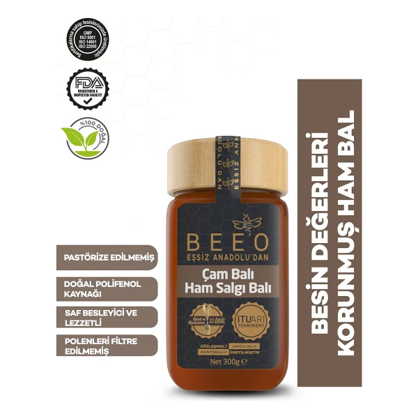 Bee'o 300 gr Çam Ham Bal - Görsel 3