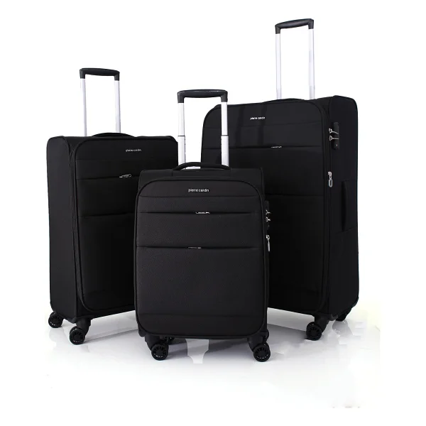 Pierre Cardin 04PC4200 Kumaş Antrasit Kabin + Orta + Büyük Boy 3'lü Valiz Seti - Görsel 8