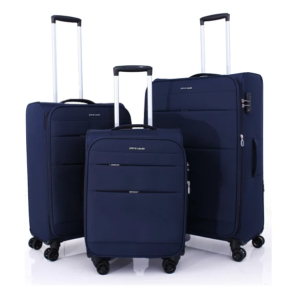 Pierre Cardin 04PC4200 Kumaş Antrasit Kabin + Orta + Büyük Boy 3'lü Valiz Seti - Görsel 9